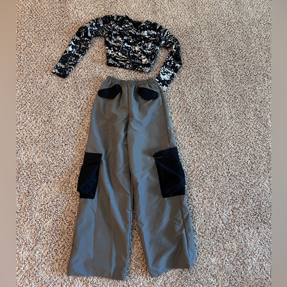 Hypnotize, two piece dance costume